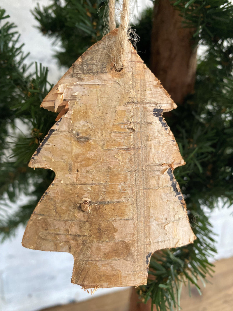 Birch Bark Ornament