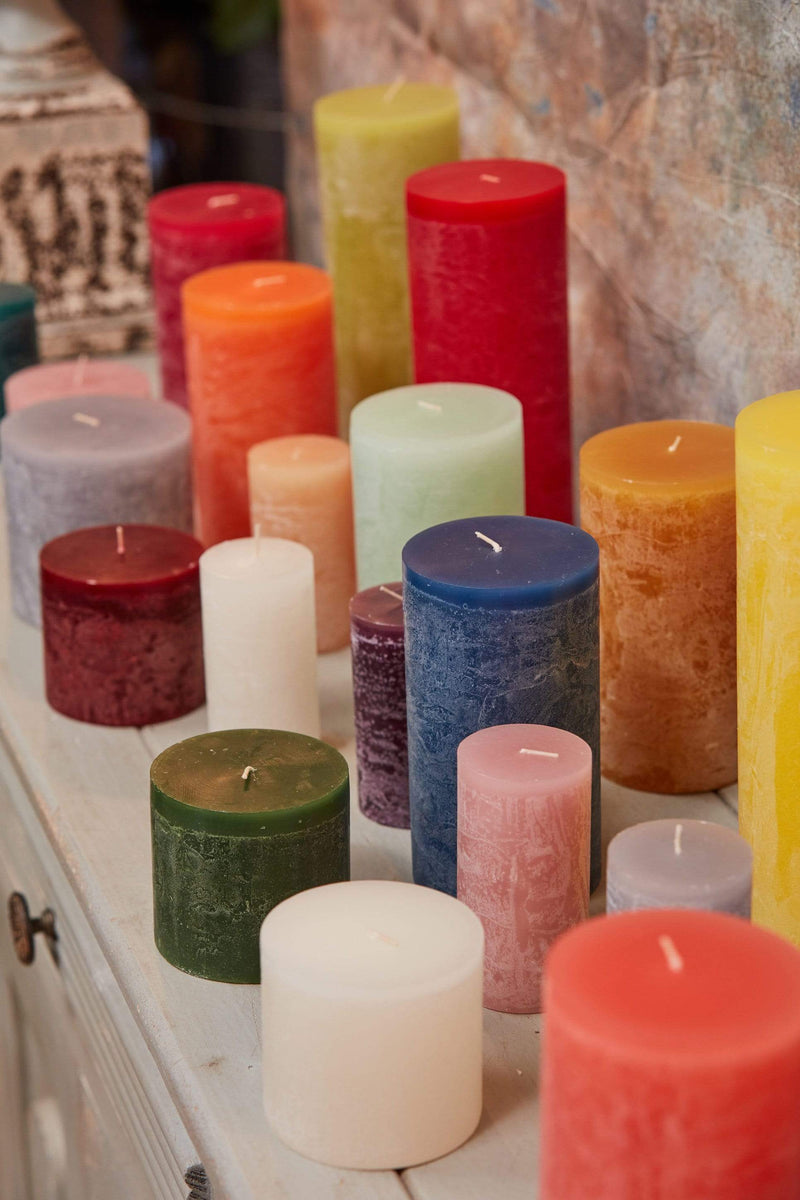 unscented dripless vance kitira pillar candle 3.25x9