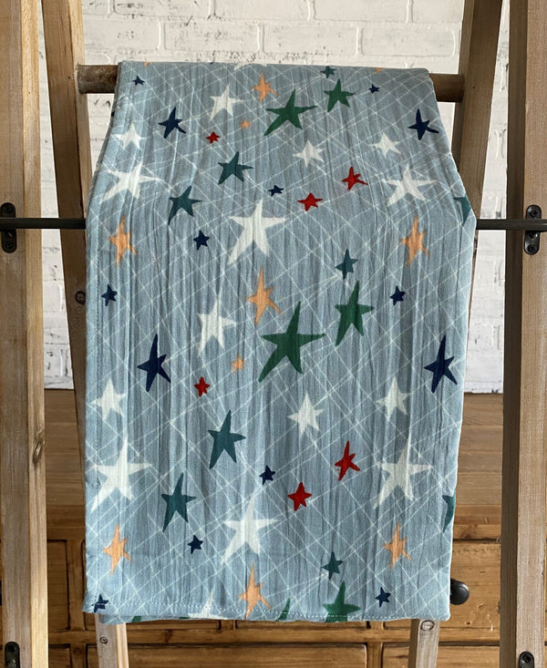baby child infant swaddle blanket cloth printed stars