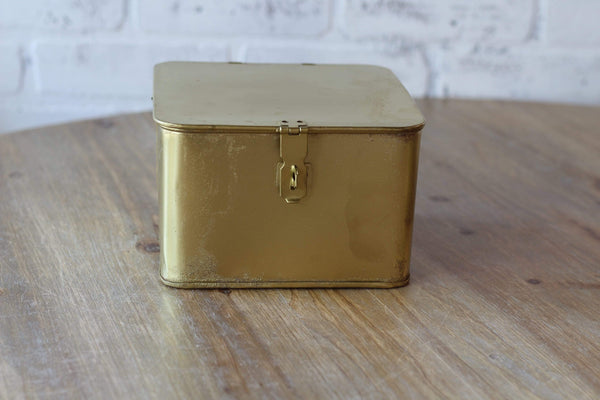 7" Square Brass Box