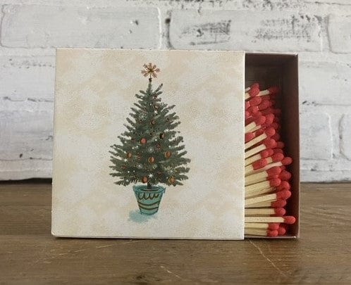 merry christmas holiday decor matches match matchbox tree gift