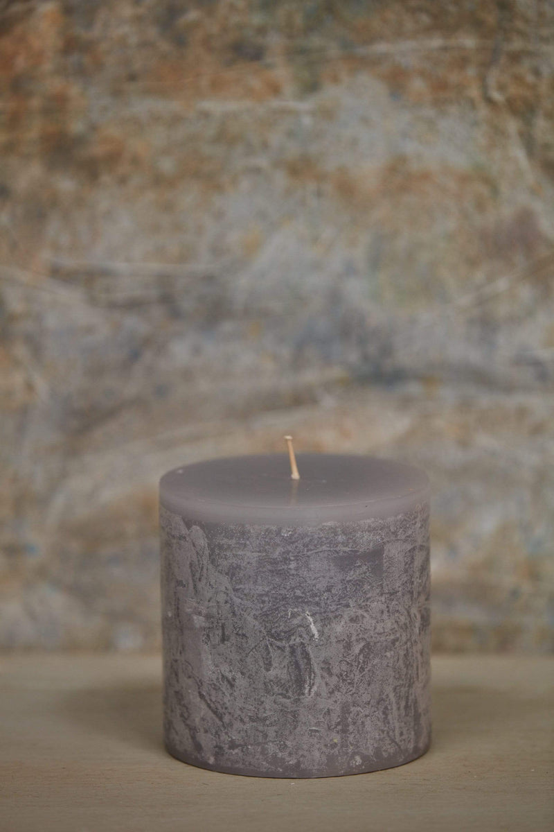 unscented dripless vance kitira pillar candle 4 x 4